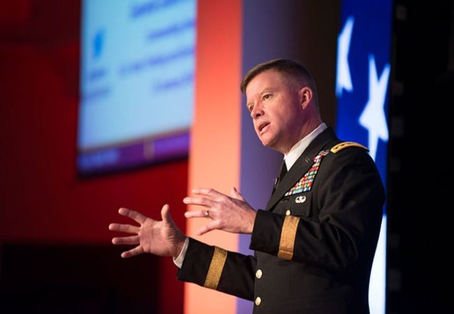 Gen. David Perkins, head of the Army Training and Doctrine Command