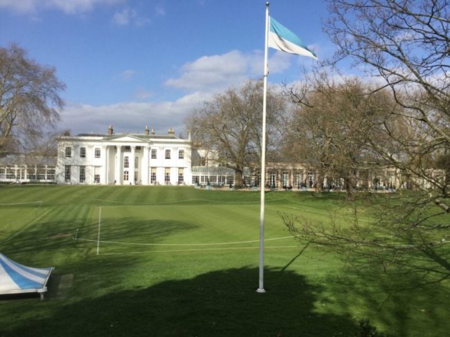 The venue for the MFTC was the private Hurlingham Club.