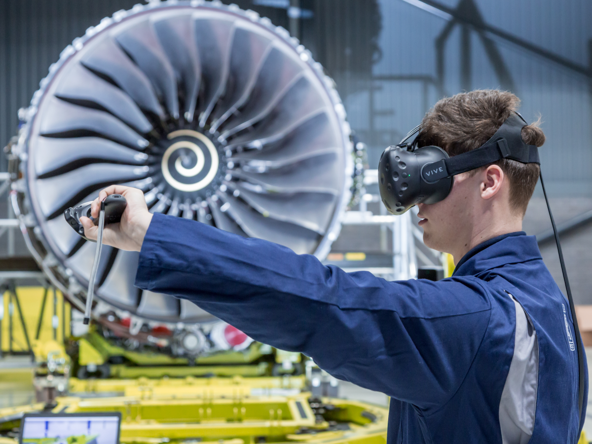 Rolls-Royce’s journey with VR learning is in its very early days, but is already saving flying hours for customers.