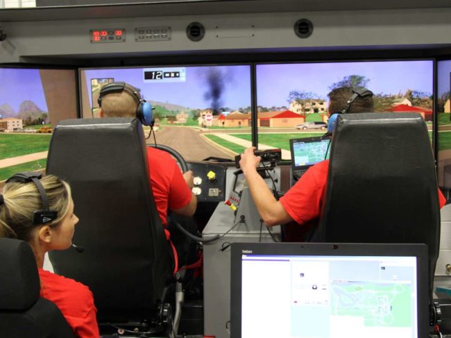 FAAC fire engine simulator