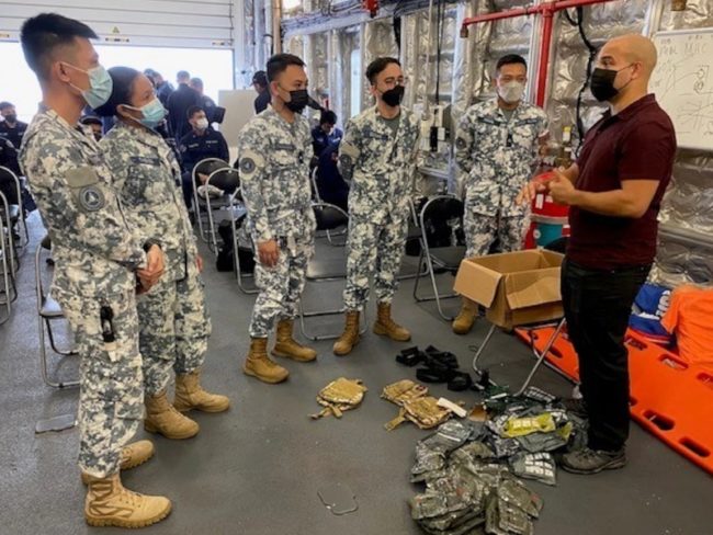 US Military & Philippine Coast Guard Conduct Combat Casualty Care Training