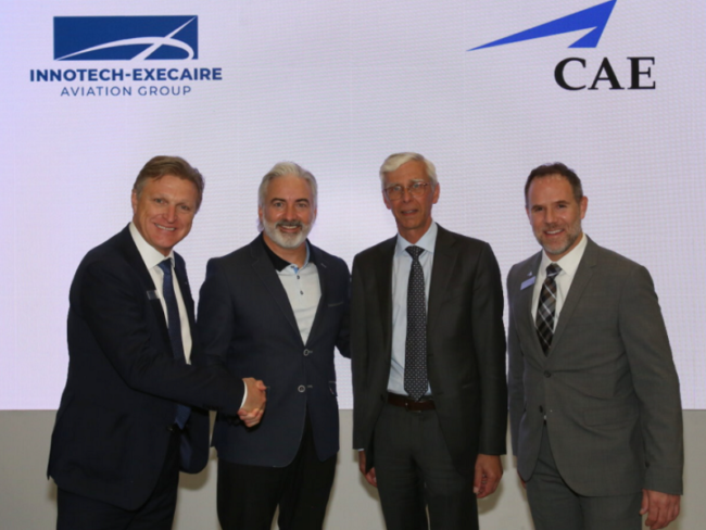 Innotech-Execaire Aviation Group Selects CAE as Launch Partner for Digital Ecosystem