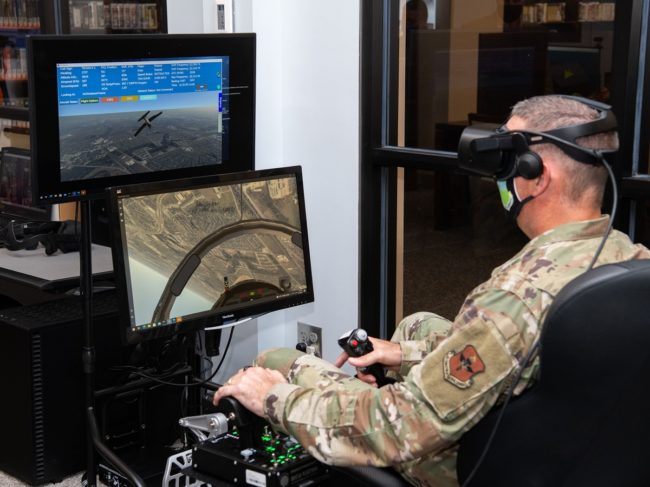 Pilot Training Next Sim Becomes Game Changer for Air University Library
