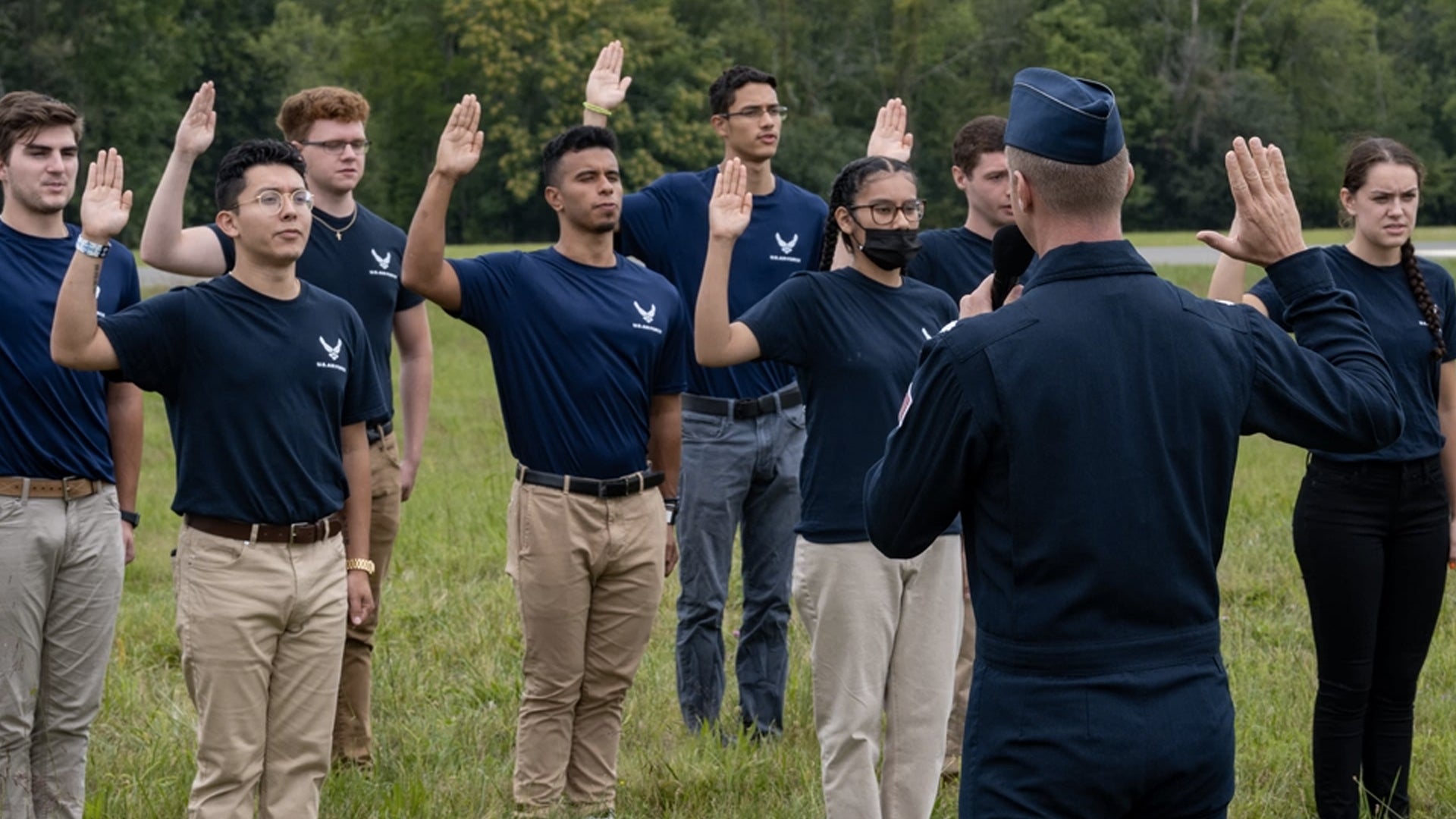 Air force recruits