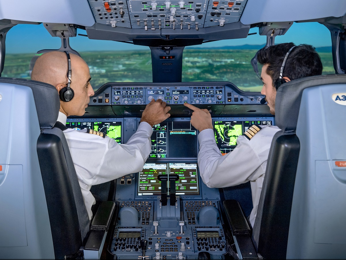 Airbus services full flight simulator 002