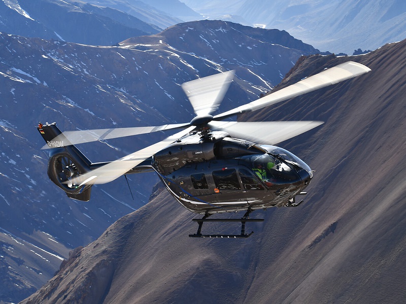Airbus helicopters  five bladed h145