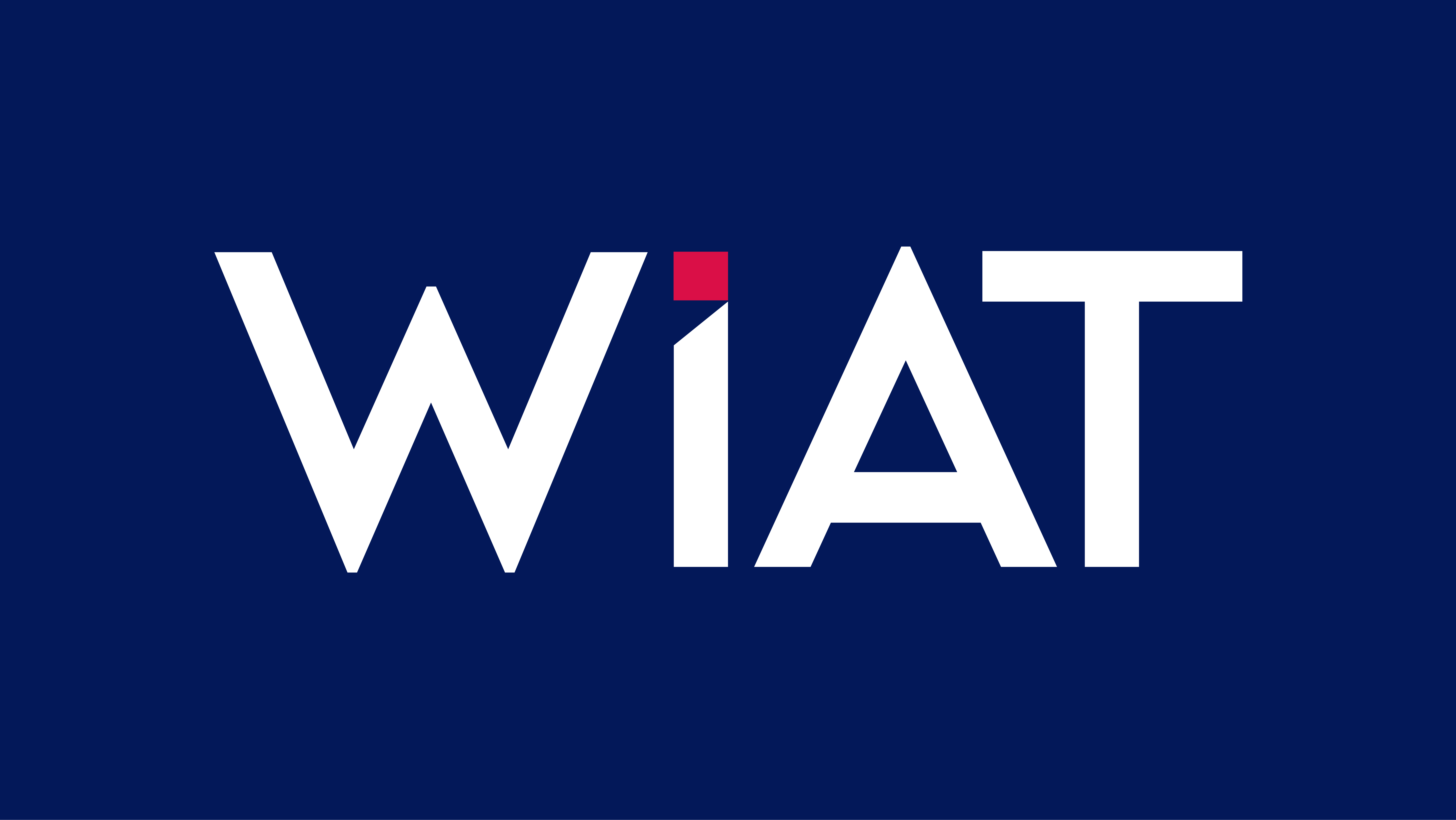 WiAT logo - white - pink dot - navy background.png