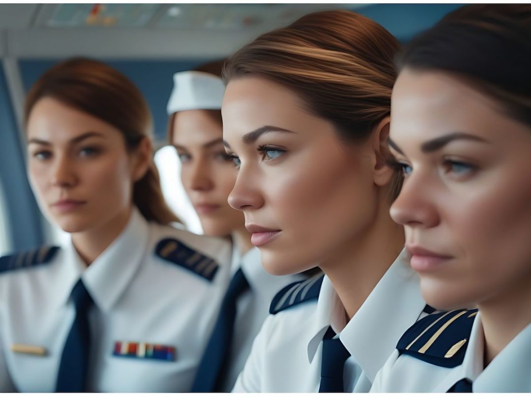 Women Pilots in Training AI