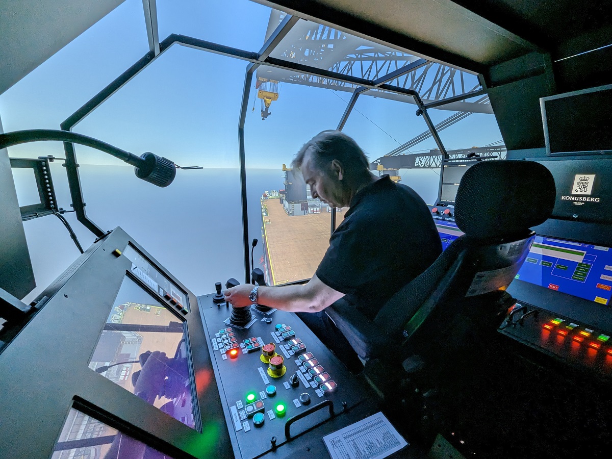 Heerema marine crane simulator 3d perception 6