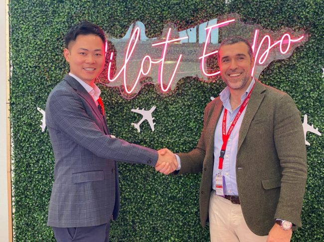 on the left Junfei Lu (CEO Elmos) and on the right Alexandre Alves (COO&CCO Airways Aviation).jpg